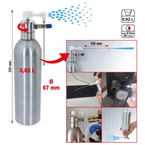 POSUDA ZA RASPRŠIVANJE POD TLAKOM METALNA 0,62lit.