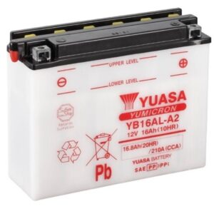 AKUMULATOR B16AL-A2 12V-16Ah D+ /YUASA 490249 YB16