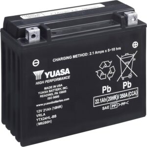 AKUMULATOR TX24HL 12V-21Ah D+ /YUASA 965029 YTX24H