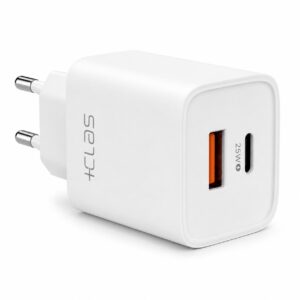 USB PUNJAČ 220V 2 IZLAZA TIP A + TIP C 25W 971212